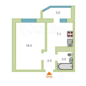 Квартира 30,4 м², 1-комнатная - изображение 1