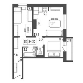 21 м², квартира-студия 3 300 000 ₽ - изображение 50