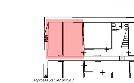 39,5 м², торговое помещение - изображение 4