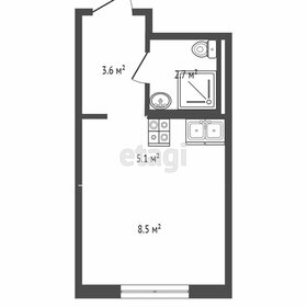 22,3 м², квартира-студия 4 180 000 ₽ - изображение 90