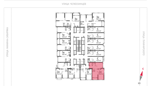 58,2 м², 2-комнатная квартира 9 294 540 ₽ - изображение 2