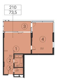 83,4 м², 3-комнатная квартира 26 000 000 ₽ - изображение 77
