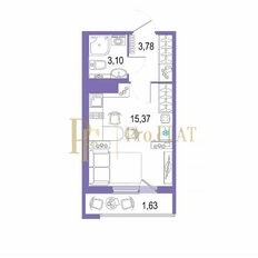 Квартира 23,9 м², студия - изображение 4