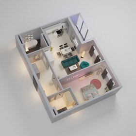 60,8 м², квартира-студия 10 084 288 ₽ - изображение 34
