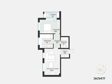 31,4 м², 1-комнатная квартира 4 440 000 ₽ - изображение 56