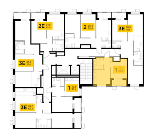 24,1 м², 1-комнатная квартира 6 478 677 ₽ - изображение 27