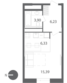 32,2 м², квартира-студия 4 481 360 ₽ - изображение 13
