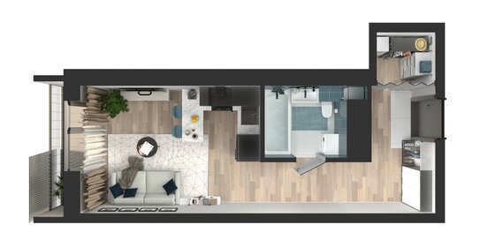 25 м², квартира-студия 5 750 000 ₽ - изображение 95