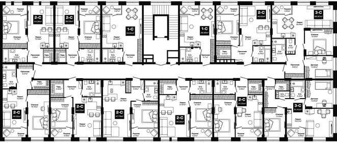 46 м², 1-комнатная квартира 5 878 000 ₽ - изображение 8