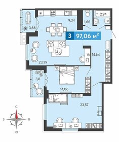 118,6 м², 4-комнатная квартира 13 117 500 ₽ - изображение 84