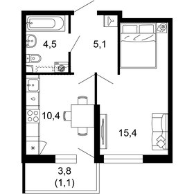 35,7 м², 1-комнатная квартира 17 014 620 ₽ - изображение 26