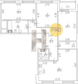 61,4 м², 2-комнатная квартира 17 460 000 ₽ - изображение 3