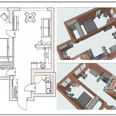 Квартира 50,9 м², 1-комнатная - изображение 4