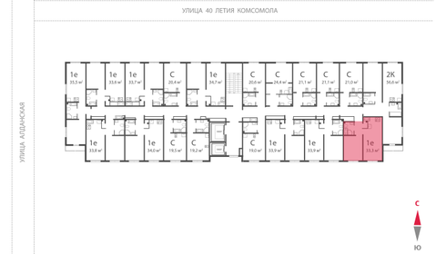 48 м², 1-комнатная квартира 6 300 000 ₽ - изображение 6