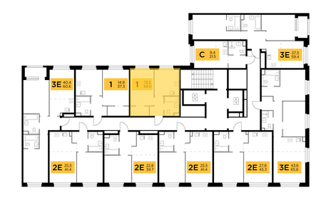 35 м², 1-комнатная квартира 6 750 000 ₽ - изображение 113