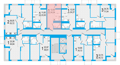 24,3 м², квартира-студия 3 790 000 ₽ - изображение 6