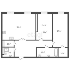 Квартира 93,5 м², 2-комнатная - изображение 4