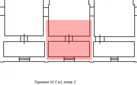 41,5 м², торговое помещение - изображение 4