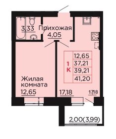 36 м², 1-комнатная квартира 4 550 000 ₽ - изображение 110