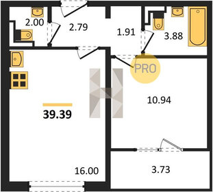 52 м², 1-комнатная квартира 6 450 000 ₽ - изображение 67