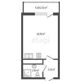 Квартира 29,2 м², студия - изображение 1