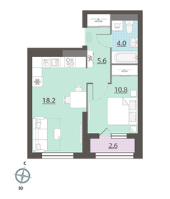 41,7 м², 1-комнатная квартира 8 972 000 ₽ - изображение 36