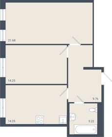 Квартира 65,2 м², 2-комнатная - изображение 1