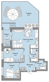 71 м², 3-комнатная квартира 9 009 380 ₽ - изображение 25