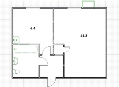 Квартира 21,2 м², 1-комнатная - изображение 5