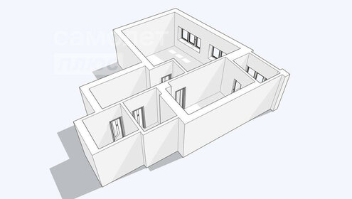 Квартира 55 м², 1-комнатная - изображение 2