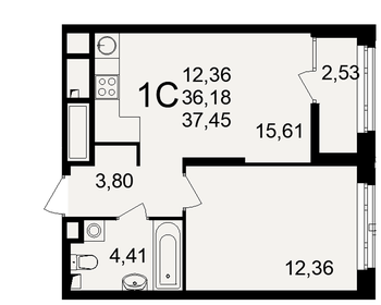 56 м², 3-комнатная квартира 3 150 000 ₽ - изображение 112