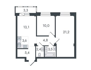 82,3 м², 3-комнатная квартира 9 950 000 ₽ - изображение 113