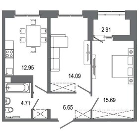 24 м², апартаменты-студия 13 728 000 ₽ - изображение 45