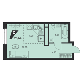 39 м², апартаменты-студия 3 650 000 ₽ - изображение 56