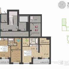 Квартира 41,5 м², 1-комнатная - изображение 2