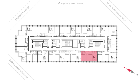 62 м², 2-комнатная квартира 32 000 000 ₽ - изображение 59