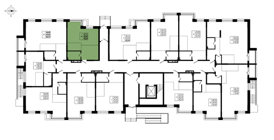 16,1 м², 1-комнатная квартира 2 500 000 ₽ - изображение 72
