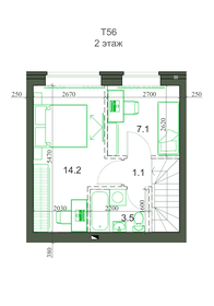Квартира 53,9 м², 3-комнатная - изображение 2