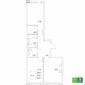 80,6 м², 3-комнатная квартира 11 500 000 ₽ - изображение 136