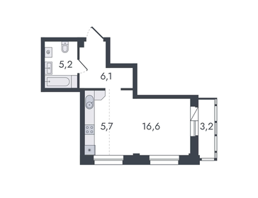 24,8 м², квартира-студия 2 850 000 ₽ - изображение 79