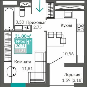 30,2 м², 1-комнатная квартира 5 003 000 ₽ - изображение 11