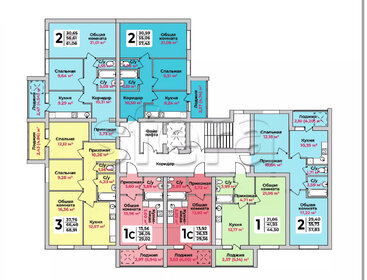 Квартира 61,1 м², 2-комнатная - изображение 2