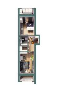 32 м², 1-комнатная квартира 1 030 000 ₽ - изображение 64