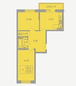 57 м², 2-комнатная квартира 4 330 000 ₽ - изображение 98