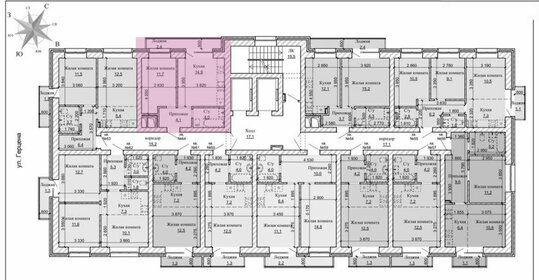 Квартира 37 м², 1-комнатная - изображение 2