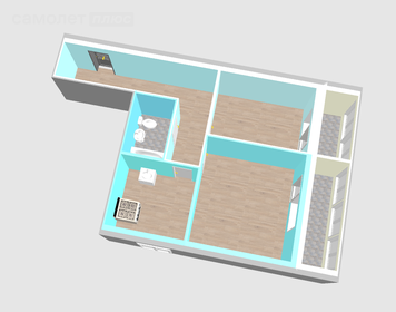 47,4 м², 2-комнатная квартира 5 800 000 ₽ - изображение 32