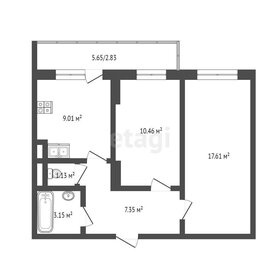 Квартира 51 м², 2-комнатная - изображение 3