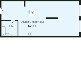 62 м², квартира-студия 11 052 000 ₽ - изображение 32