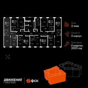 67,8 м², 3-комнатные апартаменты 11 829 150 ₽ - изображение 58