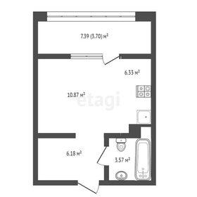 Квартира 34 м², студия - изображение 1